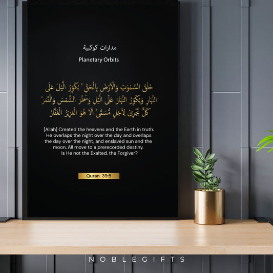 Planetary Orbits – Islamic Astronomy Poster